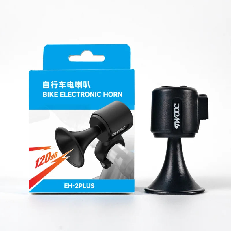 NotYoursCo Electric Bicycle Horn 120db Loud Bike Bell Scooter Rechargeable Warning Sound Horns With Warning Sound For Kids Scooters Bikes