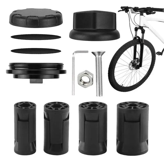 NotYours Air Tag Bike Mount Anti-Theft Mountain Bike Fork Air Tag Bike Accessories Compatible With City Mountain Road And Folding