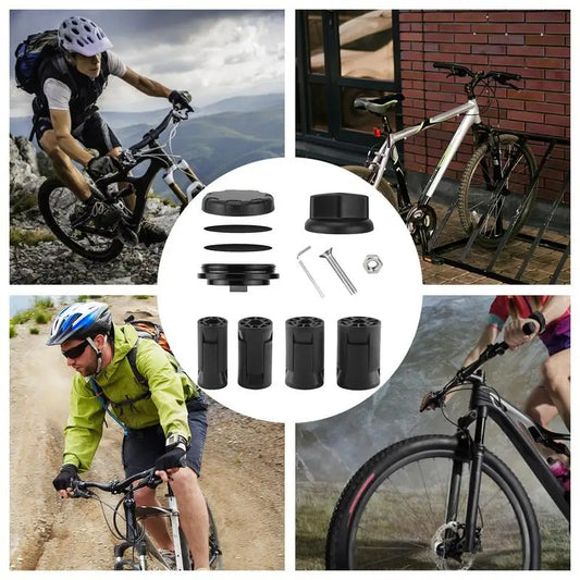 NotYours Air Tag Bike Mount Anti-Theft Mountain Bike Fork Air Tag Bike Accessories Compatible With City Mountain Road And Folding