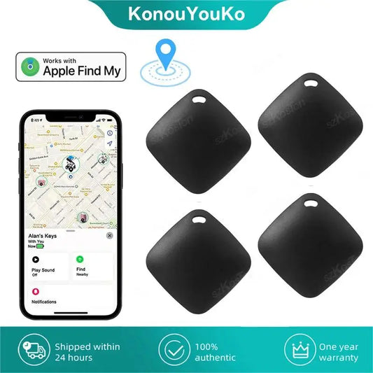 NotYoursco Smart iTag Works with Find My APP, Smart Air-Tag Key Wallet Bike Finder Anti-lost Tracker, Bluetooth-compatible for IOS System